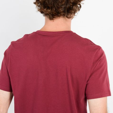 POLERA MANGA CORTA CALI ROJO OSCURO-1