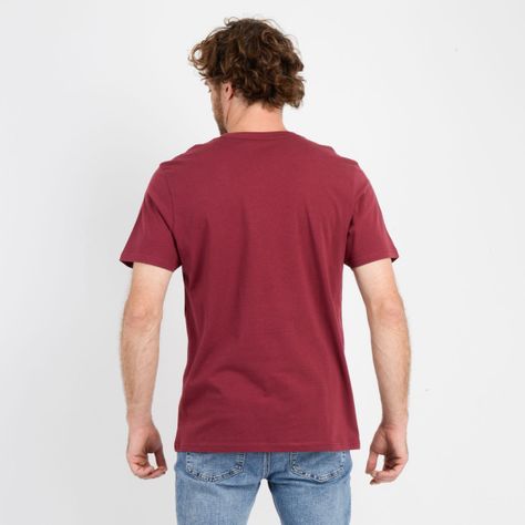 POLERA MANGA CORTA CALI ROJO OSCURO-4