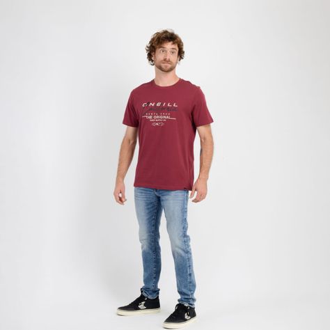 POLERA MANGA CORTA CALI ROJO OSCURO-5