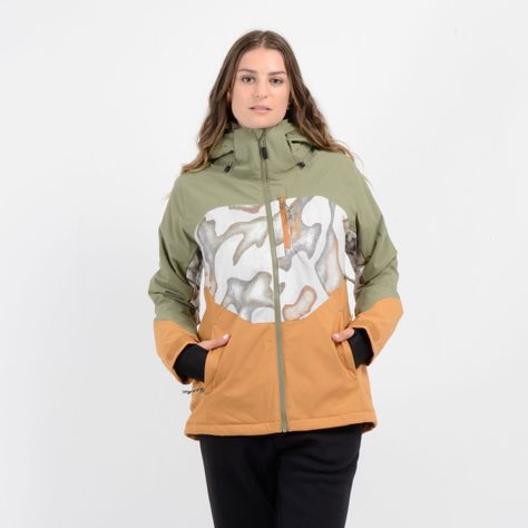 PARKA TÉCNICA CARBONITE JACKET WOMAN  VERDE OSCURO 10K/10K-0