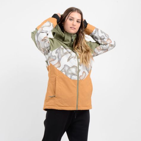 PARKA TÉCNICA CARBONITE JACKET WOMAN  VERDE OSCURO 10K/10K-2