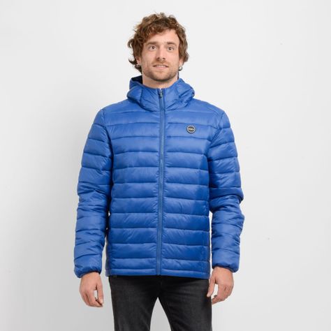 PARKA ESSENTIAL HOOD II AZUL-0