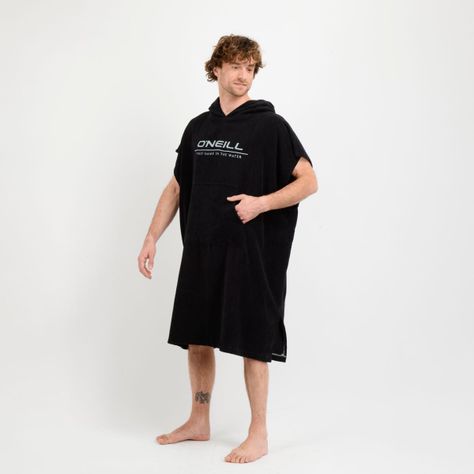 PONCHO TOALLA CALI NEGRO-1