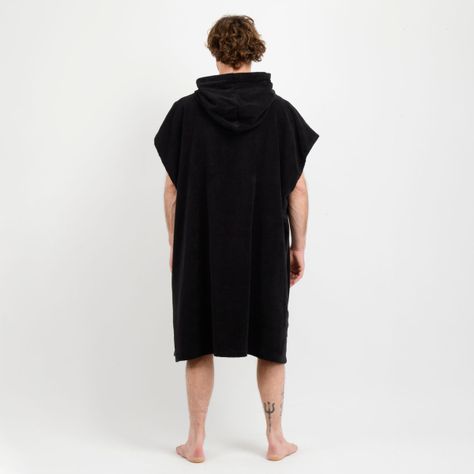 PONCHO TOALLA CALI NEGRO-3