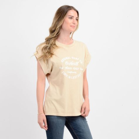 POLERA MANGA CORTA ORIGINAL SURF  BEIGE-3