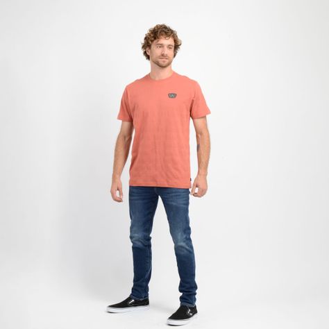 POLERA MANGA CORTA MYTHIC TEE NARANJO OSCURO-0
