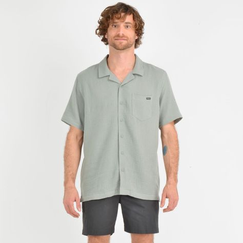 CAMISA MANGA CORTA ULALA  VERDE-0
