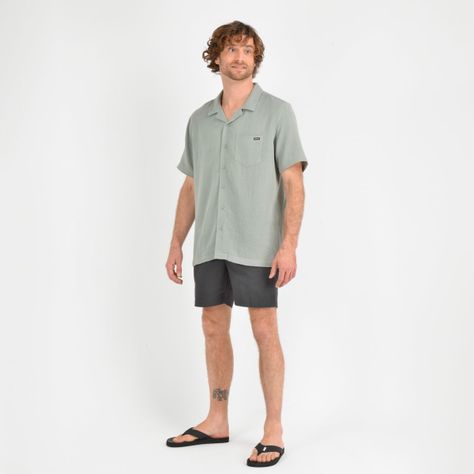 CAMISA MANGA CORTA ULALA  VERDE-1