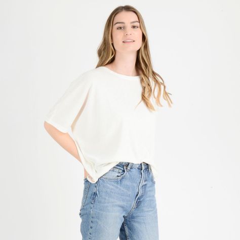POLERA MANGA CORTA LINDY  BEIGE CLARO-3