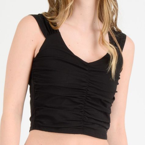 POLERA MANGA CORTA CORRANE  NEGRO-4