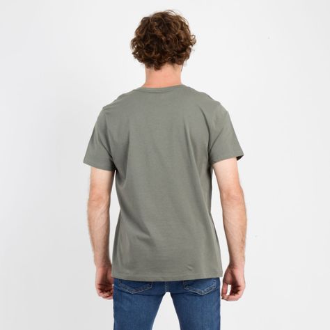 POLERA MANGA CORTA IKAT  VERDE OSCURO-1