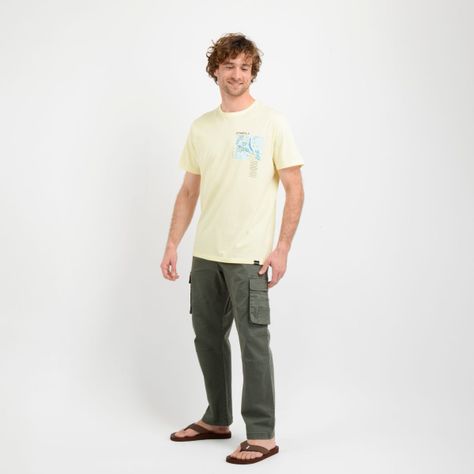 POLERA MANGA CORTA TROPIC  AMARILLO-1