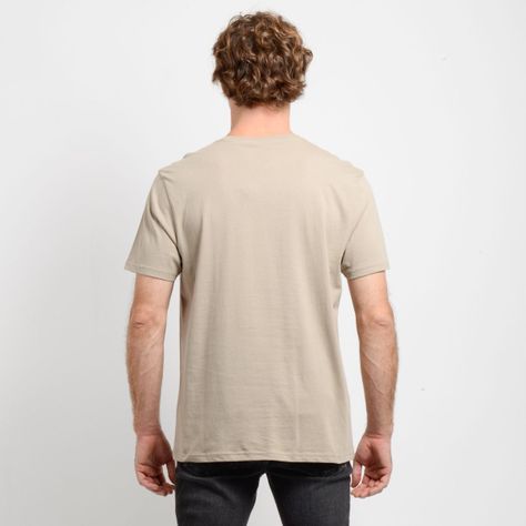 POLERA MANGA CORTA DUSK BEIGE OSCURO-1