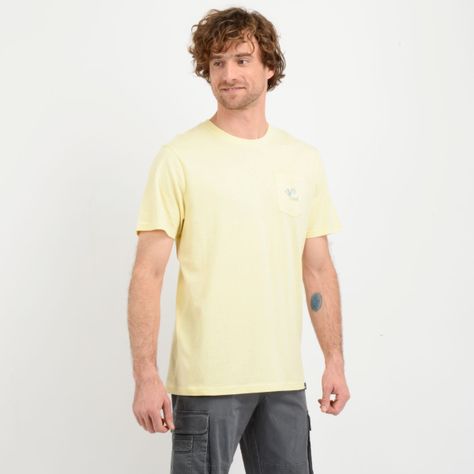 POLERA MANGA CORTA OG FLOWER  AMARILLO-3