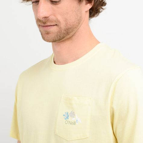 POLERA MANGA CORTA OG FLOWER  AMARILLO-4