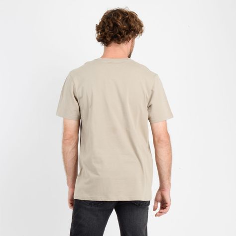 POLERA MANGA CORTA IKAT  BEIGE OSCURO-1