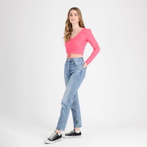 POLERA MANGA LARGA MARLENE FUCSIA-1