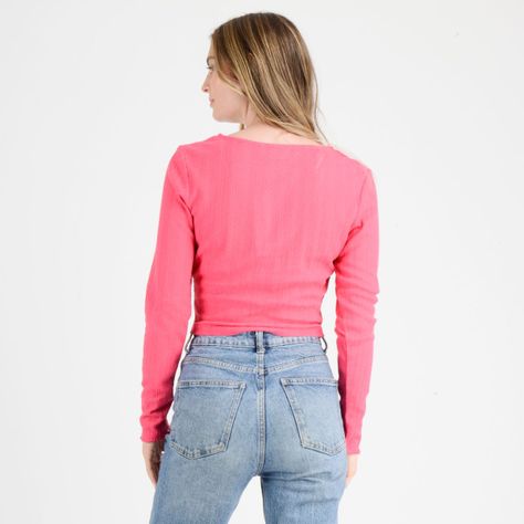 POLERA MANGA LARGA MARLENE FUCSIA-2