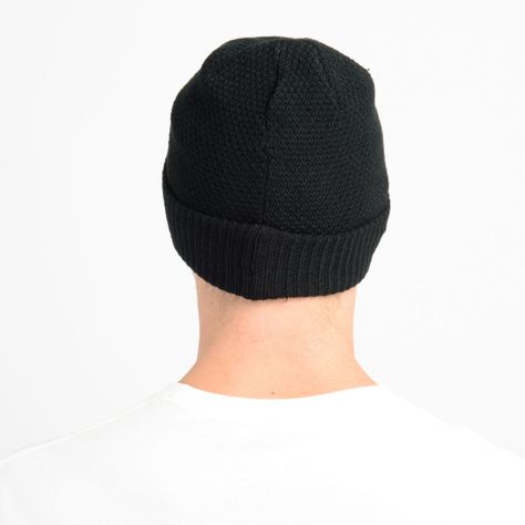 BEANIES WAFFLE  NEGRO-1