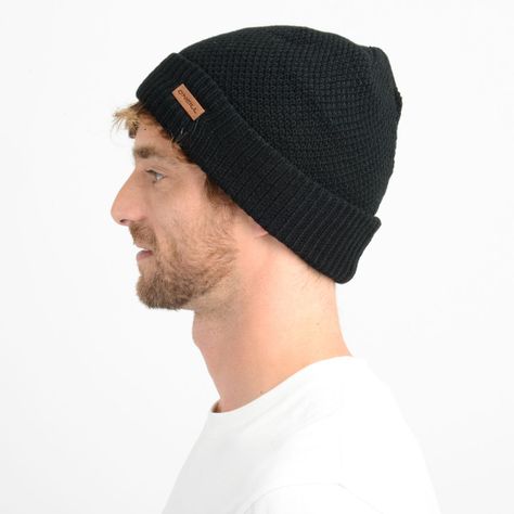 BEANIES WAFFLE  NEGRO-2