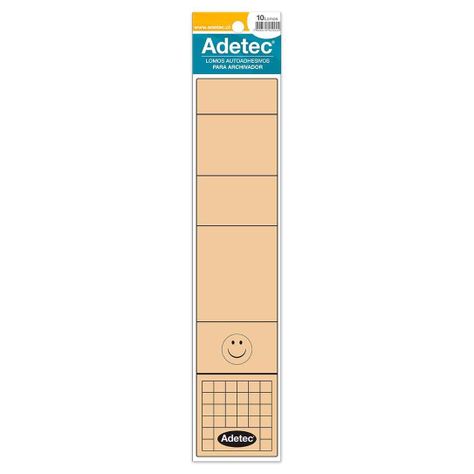 Lomos Autoadhesivos Para Archivador Ancho 10 Unidades-0