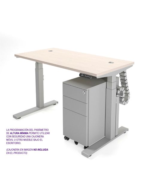 Escritorio Eléctrico Standing Desk 120x60cm C7E -3