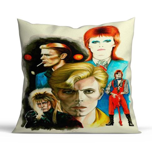 Cojín Decorativo David Bowie D7 40cm X 40cm-0