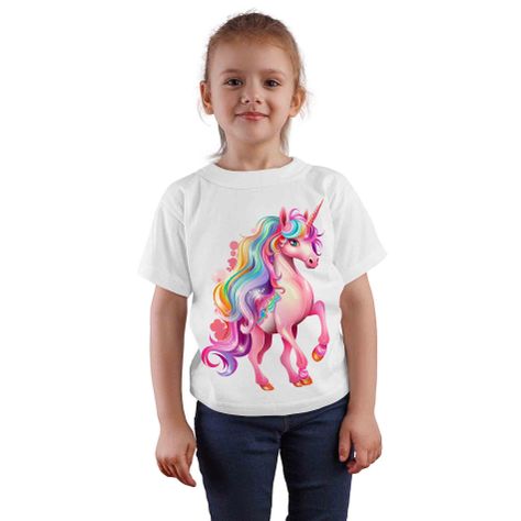 Polera Blanca Unicornio D10-0