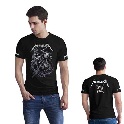 Polera Metalera Metallica D8-3