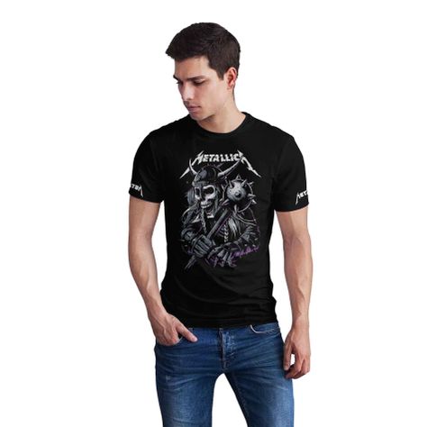 Polera Metalera Metallica D8-0