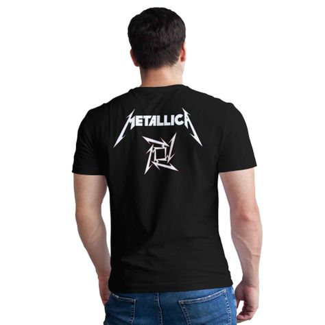 Polera Metalera Metallica D8-1