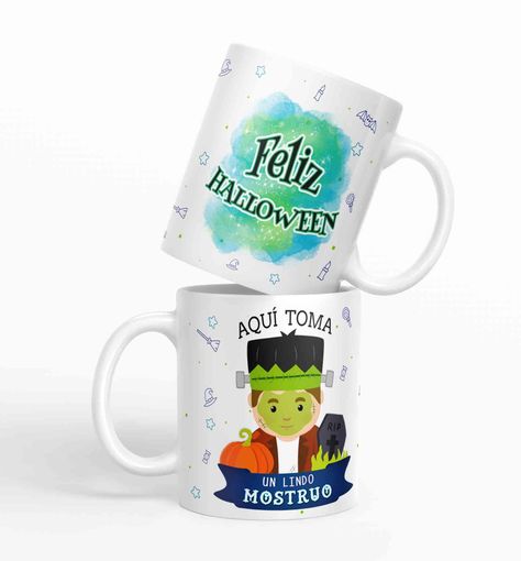 Taza aquí toma un Lindo Monstruo D72-0