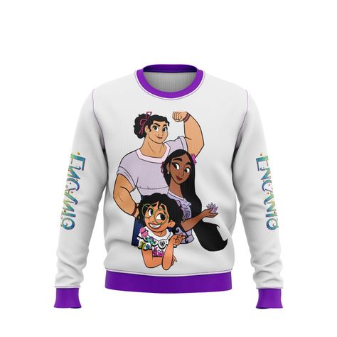 Sweater Polerón Juvenil Encanto Disney - Familia Madrigal D8-0