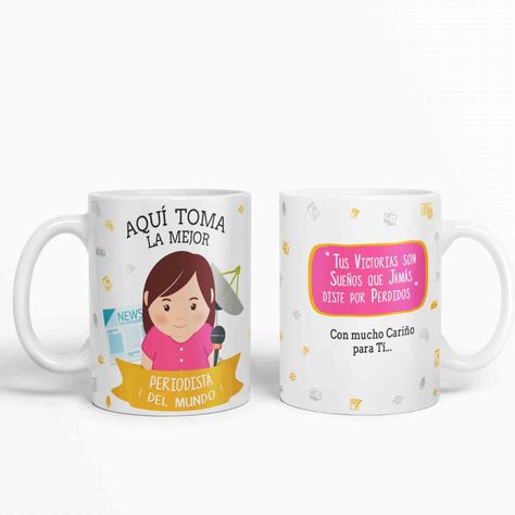 Taza aquí toma la mejor Periodista del mundo D12-1