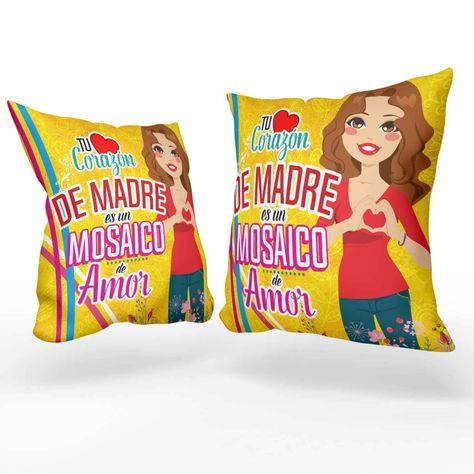 Cojín Decorativo Día de las Madre D1 40cm x 40cm-1