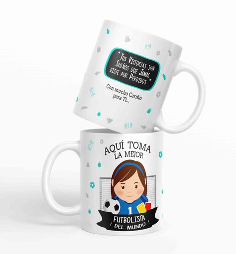 Taza aquí toma la mejor Futbolista del mundo D20-0