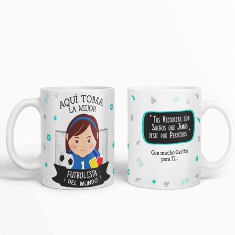 Taza aquí toma la mejor Futbolista del mundo D20-1