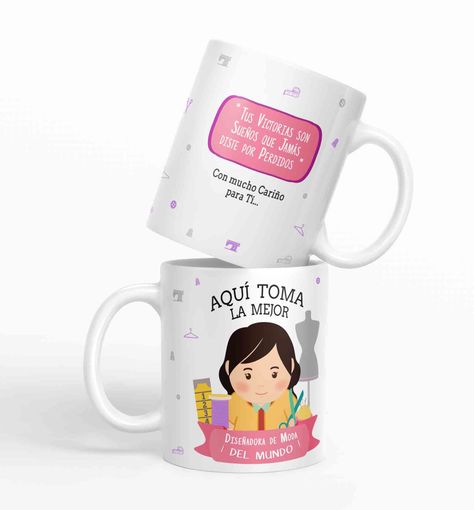 Taza aquí toma la mejor Diseñadora del mundo D55-0