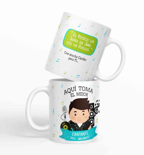 Taza aquí toma el mejor Cantante del mundo D21-0