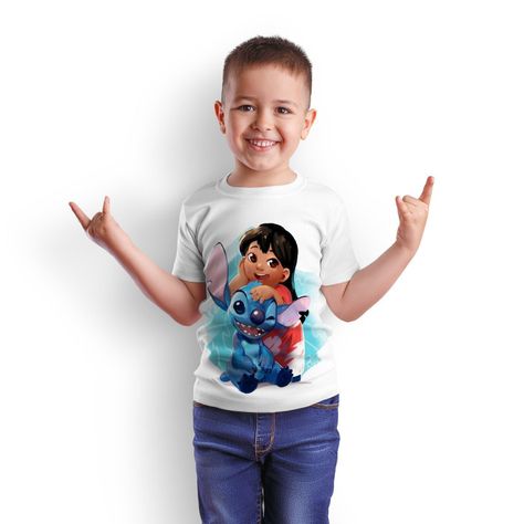 Polera Juvenil Lilo & Stitch D4-1