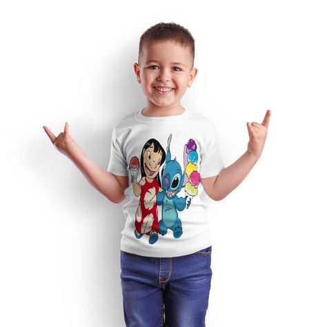 Polera Juvenil Lilo & Stitch D5-1