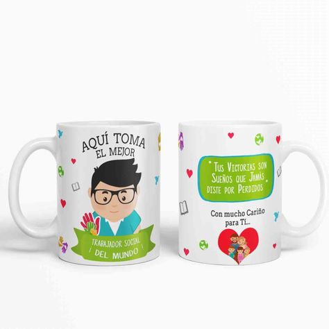 Taza aquí toma el mejor Trabajador Social del mundo D59-1
