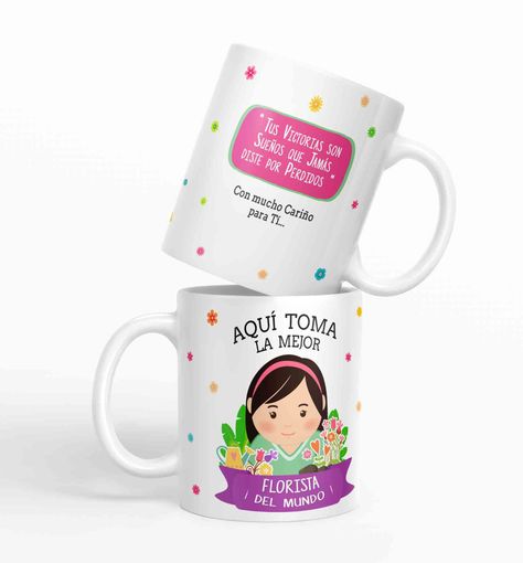 Taza aquí toma la mejor Florista del mundo D52-0