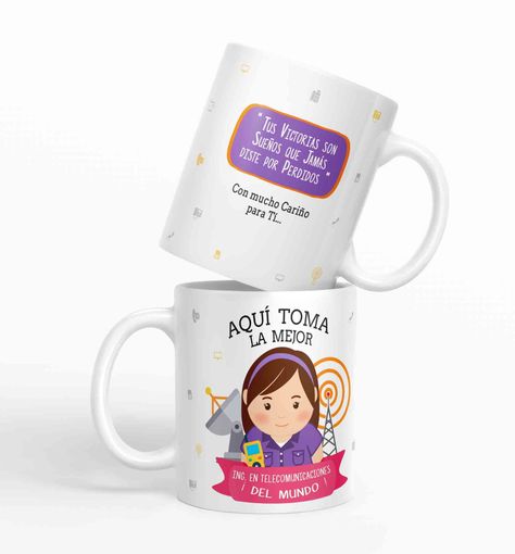 Taza aquí toma la mejor Ing. en Telecomunicaciones del mundo D43-0