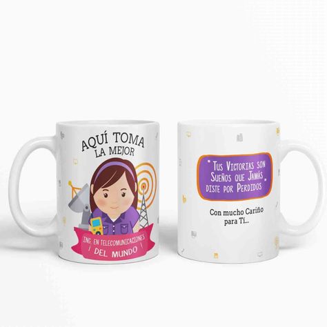 Taza aquí toma la mejor Ing. en Telecomunicaciones del mundo D43-1