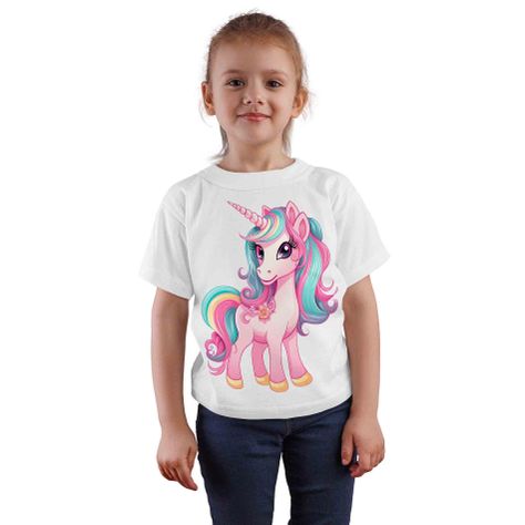 Polera Blanca Unicornio D5-0