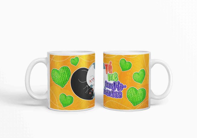 Taza Expresión de Amor- Tu me Complementas D4 (320ml)-2