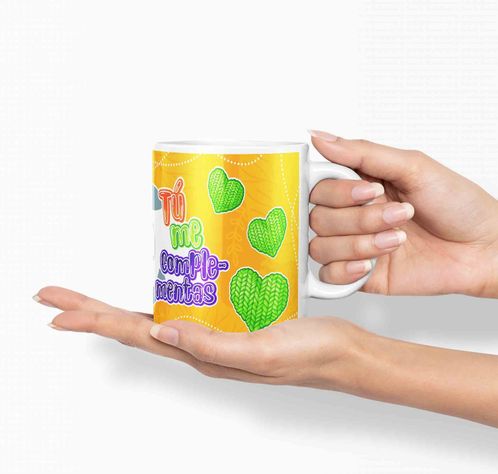 Taza Expresión de Amor- Tu me Complementas D4 (320ml)-1