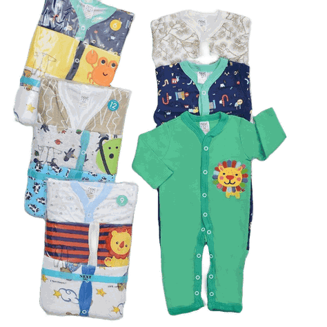 Set 3 Pijanmas Ositos Enteritos Niño. Modelos Variados De Algodón-1