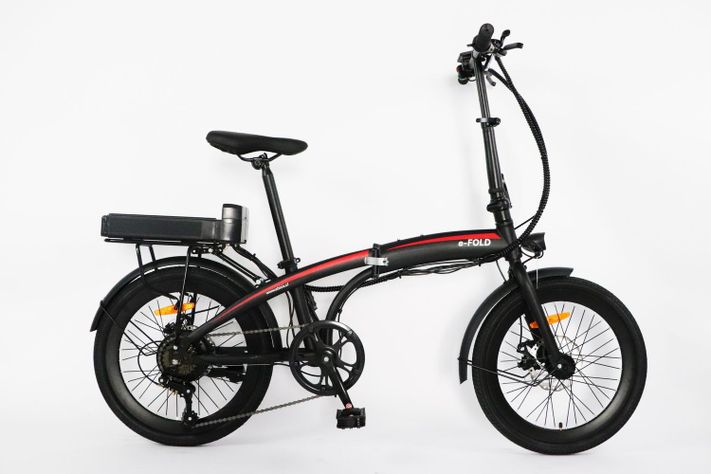 Bicicleta eléctrica plegable Ebicis EFOLD Black-0
